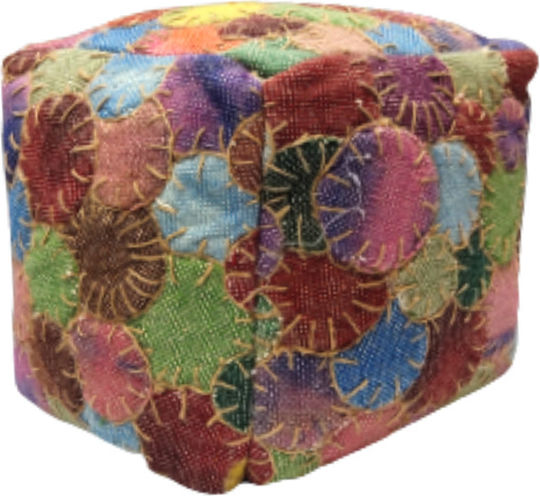 Pouf Σκαμπο Πουφ Jgs S.a Πολύχρωμο Rs-58b Bean Bag Stool-081 40x40x40cm
