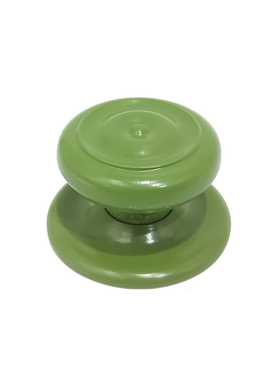 Italian Furniture Knob Eureka 11054-000-pla1 Green Plastic Diameter 30