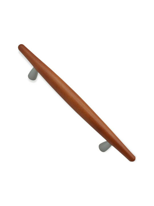 Wooden Italian Furniture Handle Eureka 5501-128-cil1 Zamak Cherry Dimension 12.8cm