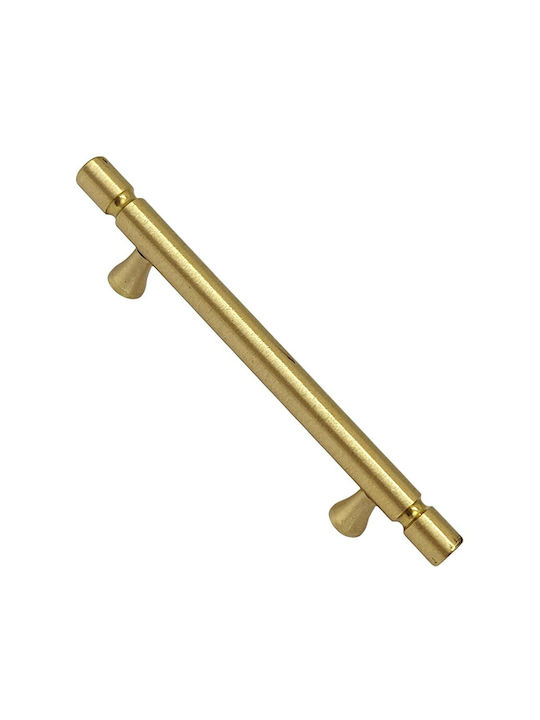 Handmade Brass Furniture Handle Omp Porro 11100-083-may Gold-Matte Diameter 8.3cm