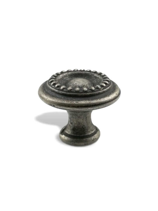 Furniture Knob Besana 2297 Antique Iron Ø25mm