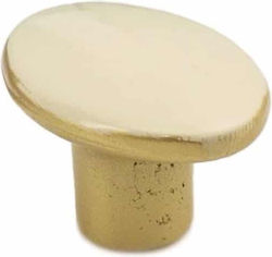 Möbelgriff Besana 2288036 Beige Goldene Patina Ob 36mm