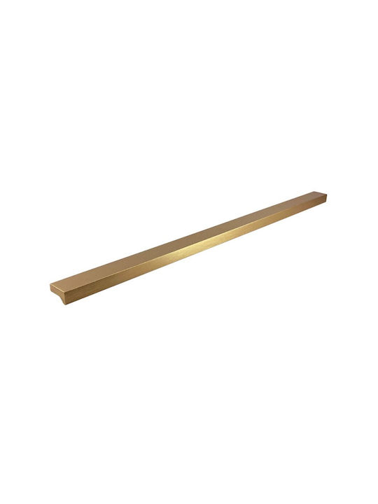 Mâner Pentru Mobilier Viefe Angle 0077 L29 Bronz Închis Periat Centre 256/320mm Lungime Totală 400mm