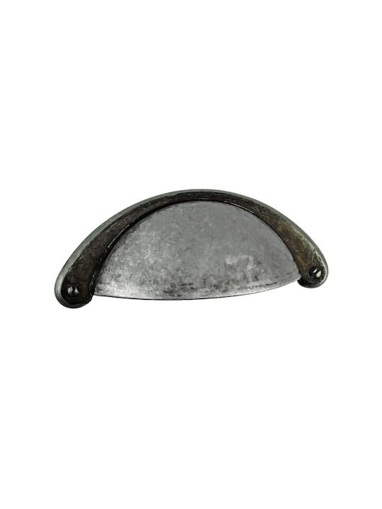 Möbelgriff Außen Herrajes Palencia 48000 32mm Silber