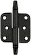 French Decorative Hinge Herrajes Palencia 2720 Black Antique 7.2x8cm Left