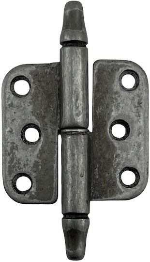 Lift Off Decorative Hinge Herrajes Palencia 2720 Silver Antique 7.2x8cm Left
