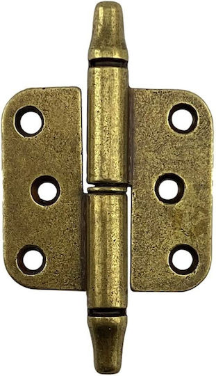 Lift Off Decorative Hinge Herrajes Palencia 2720 Antique Brass 7.2x8cm Left