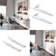 Foldable Shelf Brackets 250mm Set of 2 Pieces