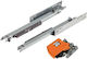 Blum Movento 760h Hidden Drawer Guide With Brake 100% Opening 104-760h350blm