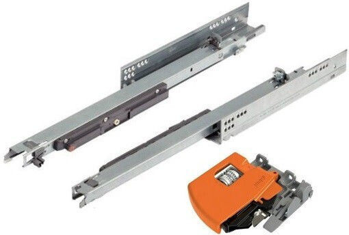 Οδηγος Κρυφος Συρταριου Blum Movento 760h Φρενο Tip On 100% Ανοιγμα 104-760h550tip