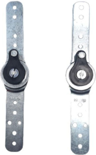 Jgs S.a 8600-206 Set Left + Right Black Furniture Mechanism Ratchet Tilt Headrest Arms