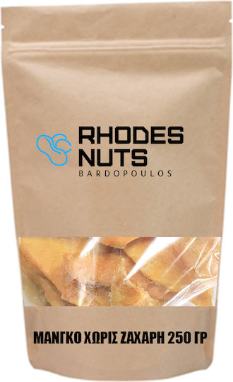 Μάνγκο Αποξηραμένο Χωρίς Ζάχαρη 250 Γρ Rhodes Nuts Bardopoulos