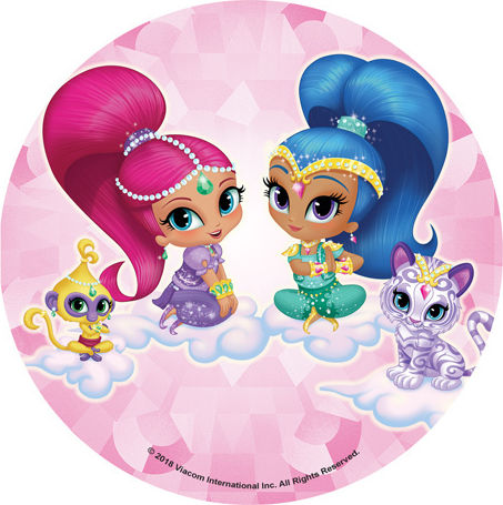 Kardasis Ζαχαρωτή Πλάκα Sugar Paper Shimmer Shine Στα Συννεφα