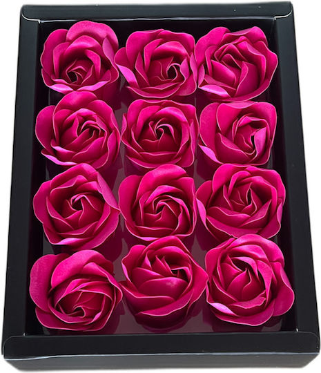 Roses Soap Red Flowers Box Pink Fuchsia Roses 20x15cm