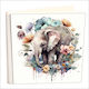 Албум Библиотека Дерматински My Album Love Elephant Албум с папка с корици 30x30см Кутия Албум 60 страници
