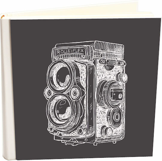 My Album Vintage Rolleiflex Collection Leatherette Photo Album with Rice Paper 30x30cm Storage Box 100 Pages