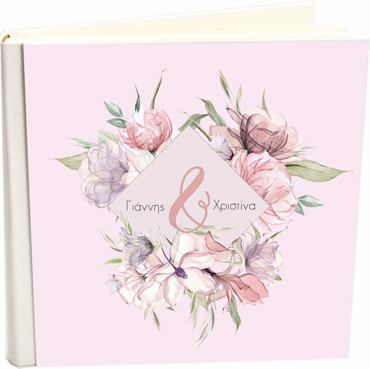 My Album Roses Boho Style Name Giannis – Christina Album with Rice Paper 30x30cm Box Album 120 Pages