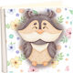 My Album Owl Boho Style Rice Paper 30x30cm Album Box 120 Pages