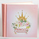 My Album Princess Collection Artificial Leather Album Crown Name Friday Rice Paper 30x30cm Storage Box 120 Pages