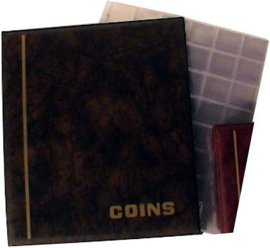 Coin Album Wallet A4 12 Pages 4 Rings
