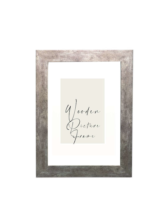 Wooden Wall Photo Frame – Puzzle – Poster Silve...