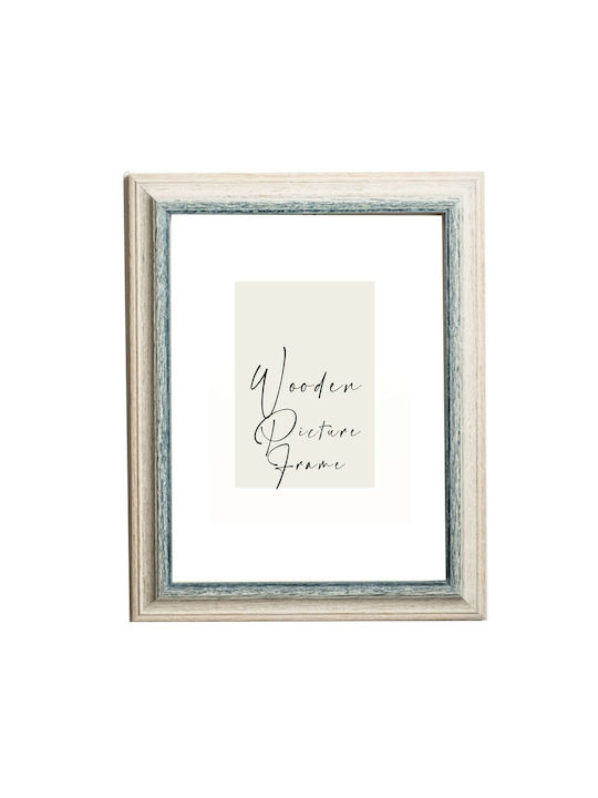 Wooden Wall Photo Frame – Puzzle – Poster White...