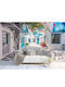 Photo Wallpaper Wall Greek Island Embossed 300x270cm