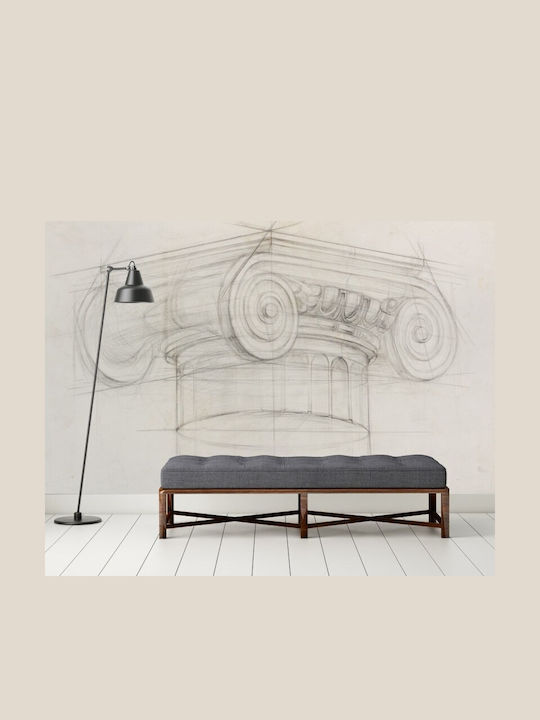 Photo Wallpaper Wall Architectural Column Self-Adhesive Vinyl 400x270 cm