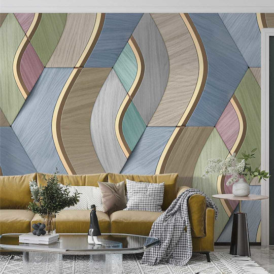 Composite Lines Photo Wallpaper Self-Adhesive Vinyl 300x270 cm