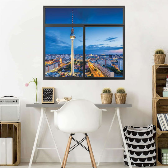 3D Wall Sticker Berlin TV Tower Germany 80x90cm