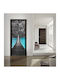 Door Sticker Walking To Snowy Forest 70x210cm