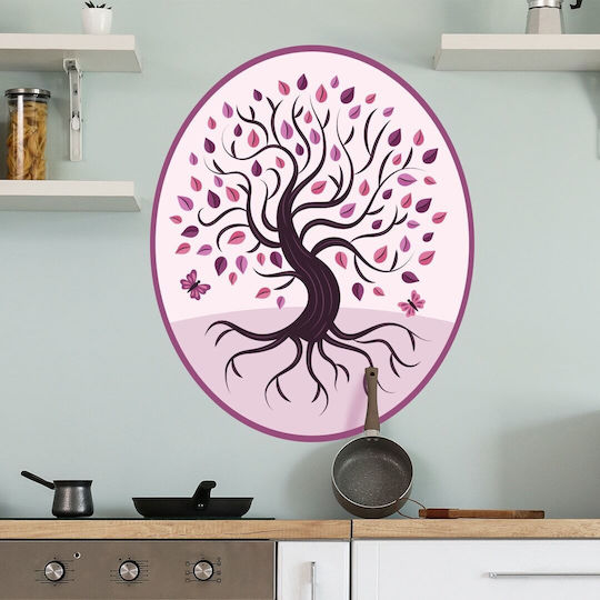 Стикер За Стена Leaves Butterflies 70x85см