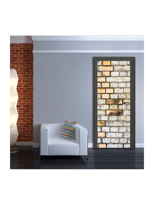 Αυτοκόλλητο Πόρτας Brick Surface 80x220cm