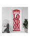 London Telephone Door Sticker 70x170cm