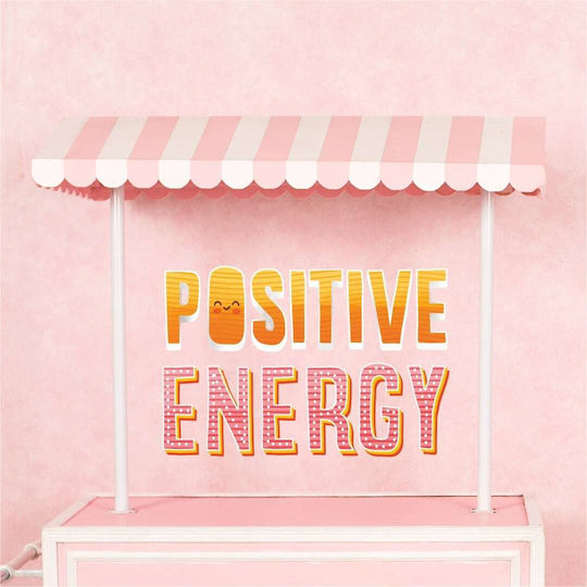 Wandsticker Positive Energy 70x45cm