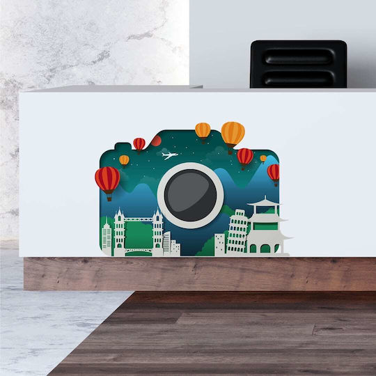 Wandsticker Through Lens 70x45cm
