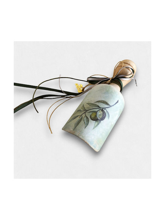 Artifact Handmade Hanging Lucky Charm Olive Branch made of Wood 8x20cm 1pcs