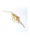 Wooden Shell 40cm Beige Hanging