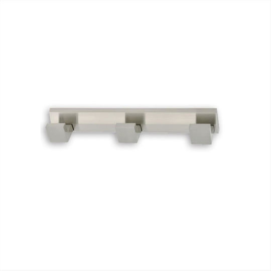 Three Hook Hanger Best Nickel Matte 2331-217 Length 21cm