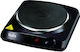 Voltz Enamel Countertop Single Burner Black