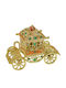 Decorative Royal Carriage Jewellery Box 20x15x7cm Gold