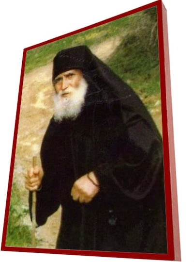 Αγιος Παϊσιος – Κλασική Βυζαντινή Εικόνα Κεραμιδί Ρίγα 19cm