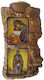 Heilige Maria Eleousa & Heilige Aglaia Dipticho Keramik Keropegio Reso 17cm