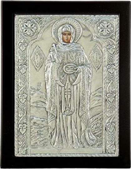 Heiligenikone St. Paraskevi 19x24 Aus Edlen Metallen Mit Spezieller Behandlung Bleibt Zeitlos