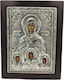Hagia Sophia Icon 24x19 Made of Noble Metals Silver Plated 925 Does Not Lose Shine