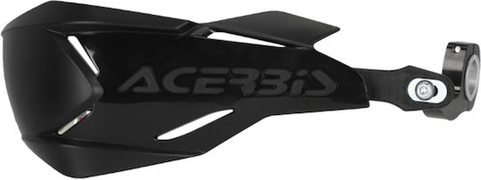 Acerbis Motorcycle Protective Hand Guards X-factory in Black Colour