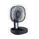 Niaros Ventilator USB Pliabil De Masă 3W Negru