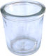 Vigilölampen Kerze Tasse Weiß 6x5,5cm
