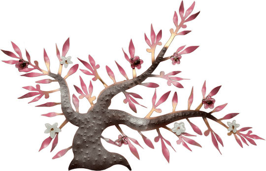Metallic Handmade Tree "Kallisti" Almond Blossom Pink 40x57.5