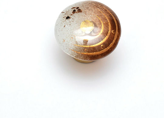 Manitär Glas Handmade Kallisti ''Iriida'' Braune 7x8,5